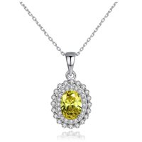 Collar Gaurosa Mujer Fantasy in Plata Zirconia SN0365 - SN0365